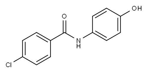 4-CHLORO-N-(4-HYDROXYPHENYL)BENZAMIDE Structure