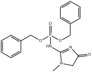 Dibanzyloxy phosphatecreatinine 구조식 이미지