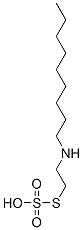 Thiosulfuric acid hydrogen S-(2-nonylaminoethyl) ester Structure