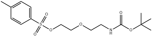 2-(2-((tert-Butoxycarbonyl)amino)ethoxy)-ethyl 4-methylbenzenesulfonate Structure