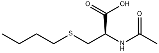 L-Cysteine, N-acetyl-S-butyl- Structure