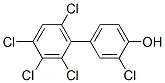 2-chloro-4-(2,3,4,6-tetrachlorophenyl)phenol Structure