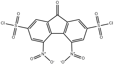 4,5-DINITRO-9-OXO-9H-FLUORENE-2,7-DISULFONYL DICHLORIDE,97% Structure