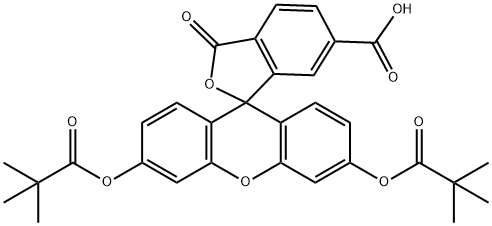 6-CARBOXYFLUORESCEIN DIPIVALATE Structure