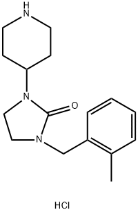 1-(2-Methyl-benzyl)-3-piperidin-4-yl-imidazolidin-2-one hydrochloride Structure