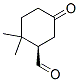 Cyclohexanecarboxaldehyde, 2,2-dimethyl-5-oxo-, (R)- (9CI) Structure