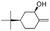 Cyclohexanol,5-(1,1-dimethylethyl)-2-methylene-cis- Structure