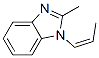 1H-Benzimidazole,2-methyl-1-(1-propenyl)-,(Z)-(9CI) Structure