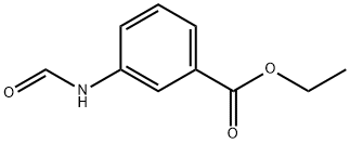 Benzoic acid, 3-(formylamino)-, ethyl ester (9CI) Structure