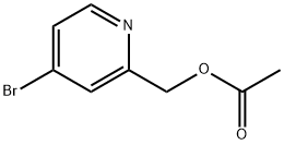 (4-Bromopyridin-2-yl)methyl acetate Structure