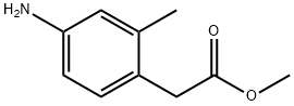 (4-AMino-2-Methylphenyl)aceticacid메틸에스테르 구조식 이미지