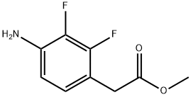 (4-아미노-2,3-디플루오로-페닐)-아세트산메틸에스테르 구조식 이미지
