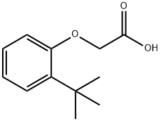 (2-TERT-BUTYLPHENOXY)ACETIC ACID Structure