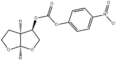 (3R,3aS,6aR)-hexahydrofuro[2,3-b]furan-3-yl 4-nitrophenyl carbonate 구조식 이미지