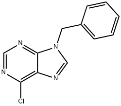 9-BENZYL-6-CHLORO-9H-PURINE Structure