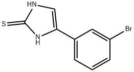 4-(3-Bromo-phenyl)-1,3-dihydro-imidazole-2-thione Structure