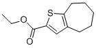 5,6,7,8-TETRAHYDRO-4H-CYCLOHEPTA[B]티오펜-2-카르복실산에틸에스테르 구조식 이미지