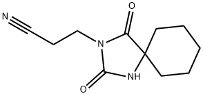 3-(2,4-DIOXO-1,3-DIAZASPIRO[4.5]DEC-3-YL)PROPANENITRILE Structure