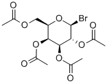 1-BROMO-2,3,4,6-TETRA-ACETYL-BETA-D-GALACTOSIDE 구조식 이미지
