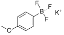 4-메톡시페닐트리플루오로붕산 칼륨 구조식 이미지