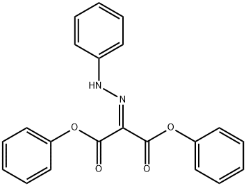 2-Phenylhydrazonomalonic acid diphenyl ester Structure