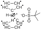 BIS-(CYCLOPENTADIENYL)-ZIRCONIUM(IV)-(TERT-BUTYLSULFONATE)-(HYDRIDE) Structure