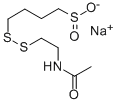 4-[[2-(아세틸아미노)에틸]디티오]-1-부탄술핀산나트륨염 구조식 이미지