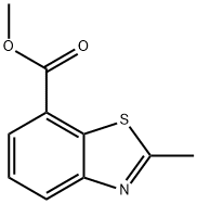 7-Benzothiazolecarboxylicacid,2-methyl-,methylester(9CI) Structure
