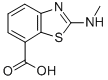 7-Benzothiazolecarboxylicacid,2-(methylamino)- Structure