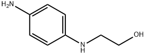 2-(2-Hydroxyethyl)-p-phenylenediamine Structure