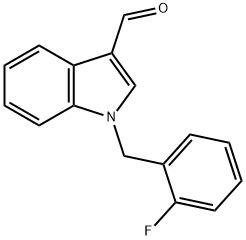 1-(2-FLUORO-BENZYL)-1H-INDOLE-3-CARBALDEHYDE Structure