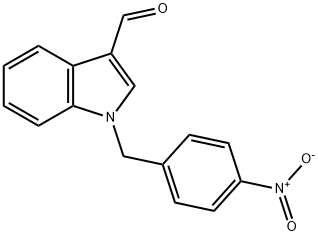 1-(4-NITRO-BENZYL)-1H-INDOLE-3-CARBALDEHYDE Structure