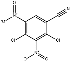 2 4-DICHLORO-3 5-DINITROBENZONITRILE Structure