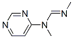 메탄이미다미드,N,N-디메틸-N-4-피리미디닐-,(E)-(9CI) 구조식 이미지