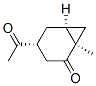 Bicyclo[4.1.0]heptan-2-one, 4-acetyl-1-methyl-, [1R-(1alpha,4alpha,6alpha)]- (9CI) Structure