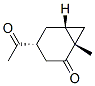 Bicyclo[4.1.0]heptan-2-one, 4-acetyl-1-methyl-, [1S-(1alpha,4beta,6alpha)]- (9CI) Structure