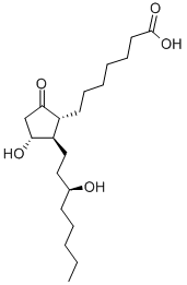 15(R)-PROSTAGLANDIN E1 Structure