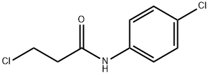 3-CHLORO-N-(4-CHLORO-PHENYL)-PROPIONAMIDE Structure