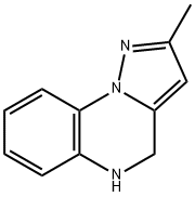 피라졸로[1,5-a]퀴녹살린,4,5-디히드로-2-메틸-(9CI) 구조식 이미지