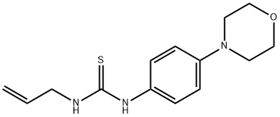 1-аллил-3- (4-морфолинофенил) тиомочевина структурированное изображение