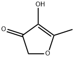 4-Hydroxy-5-methyl-3-furanone Structure