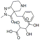3A-BENZYL-2-METHYL-2,3A,4,5,6,7-HEXAHYDRO-3H-PYRAZOLO[4,3-C]PYRIDIN-3-ONE L-TARTARATE Structure