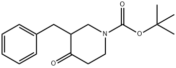 1-BOC-3-BENZYL-PIPERIDIN-4-ONE Structure