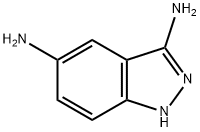 1H-인다졸-3,5-디아민 구조식 이미지