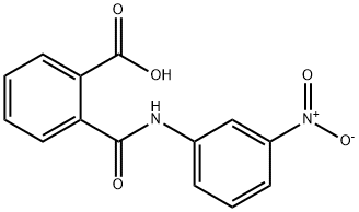 N-(3-니트로-페닐)-프탈라믹산 구조식 이미지