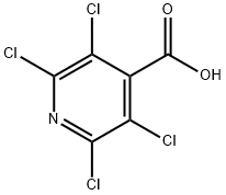 2,3,5,6-Tetrachloropyridine-4-carboxylic acid 구조식 이미지
