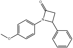 1-(4-Methoxyphenyl)-4-phenylazetidin-2-one Structure