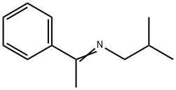 2-메틸-N-[(E)-1-페닐에틸리덴]-1-프로판아민 구조식 이미지