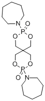 Phosphonic acid, (hexahydro-1H-azepin-1-yl)-, cyclic diester with pent aerythritol Structure