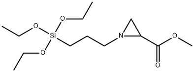 N-[3-(TRIETHOXYSILYL)PROPYL]-2-CARBOMETHOXYAZIRIDINE Structure